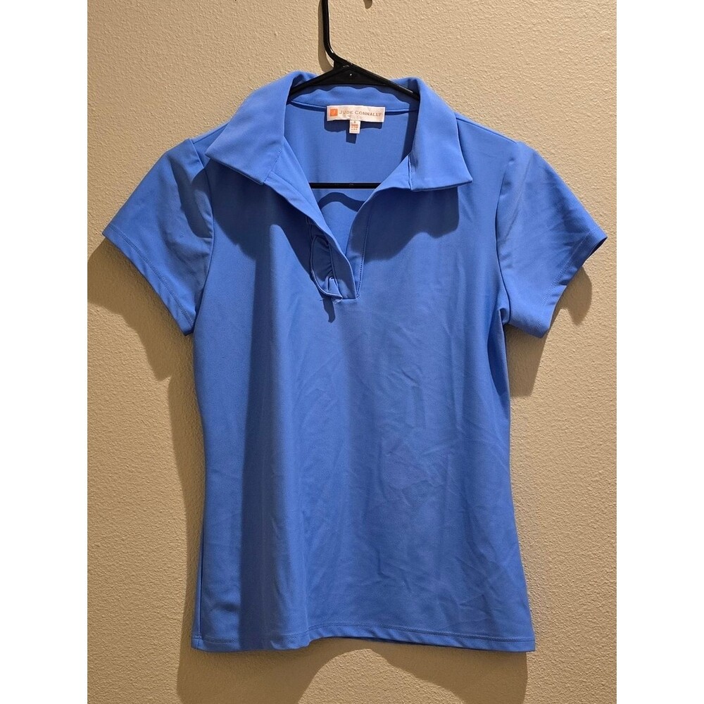 NWOT Jude Connally Womens Austin Polo Shirt Blue Sz S